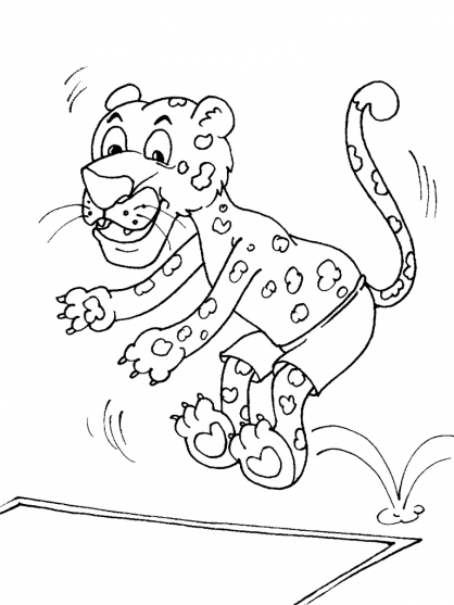 ぬりえページ: チーター (動物) #7989 - 無料の印刷可能なぬりえページ