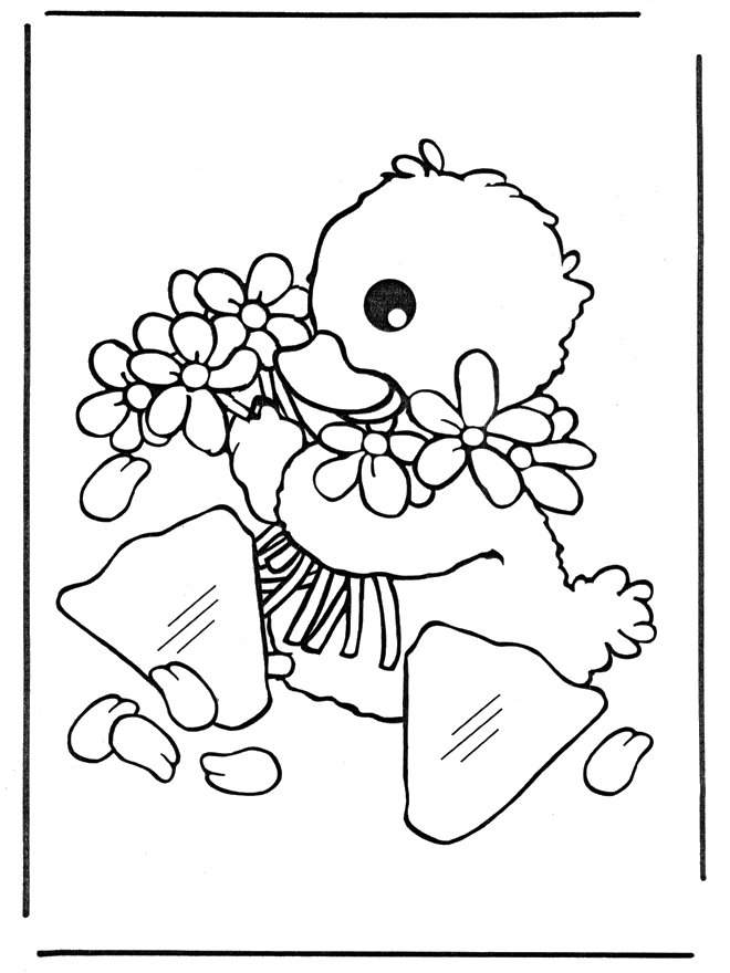 ぬりえページ: ひよこ (動物) #15414 - 無料の印刷可能なぬりえページ