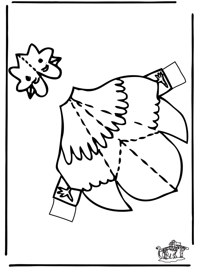 ぬりえページ: にわとり (動物) #17410 - 無料の印刷可能なぬりえページ