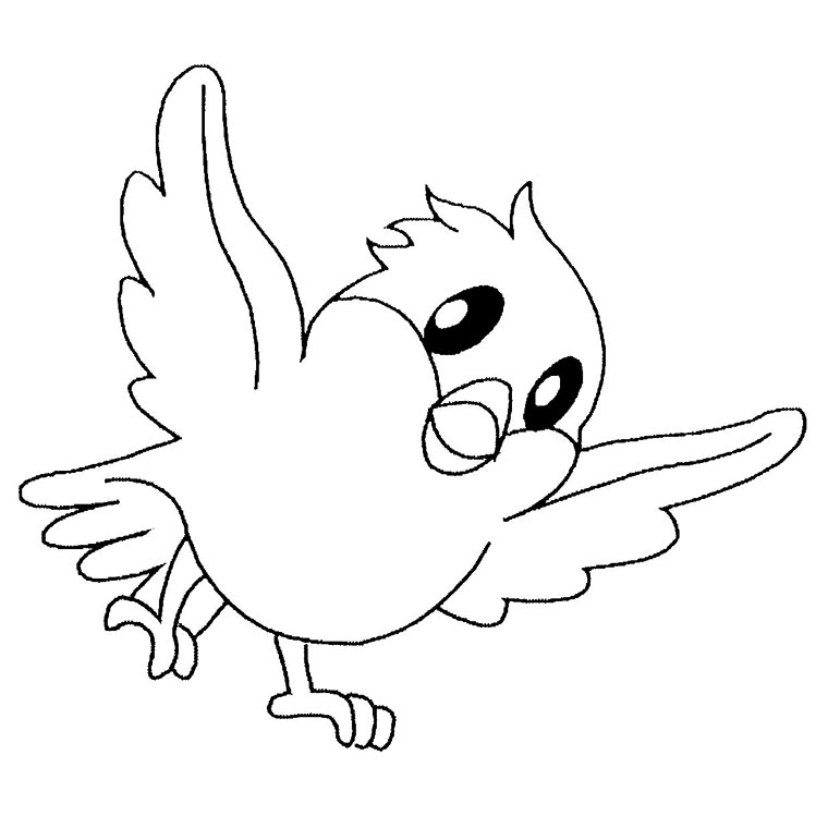 ぬりえページ: ひな鳥 (動物) #20306 - 無料の印刷可能なぬりえページ