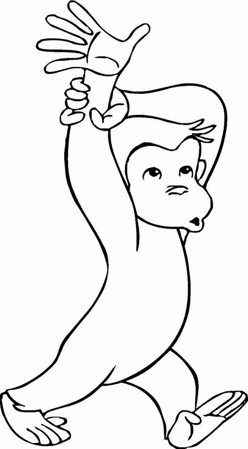 ぬりえページ: チンパンジー (動物) #2792 - 無料の印刷可能なぬりえページ