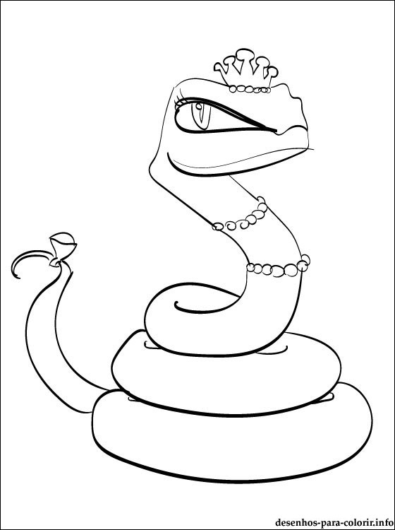 ぬりえページ: コブラ (動物) #3266 - 無料の印刷可能なぬりえページ