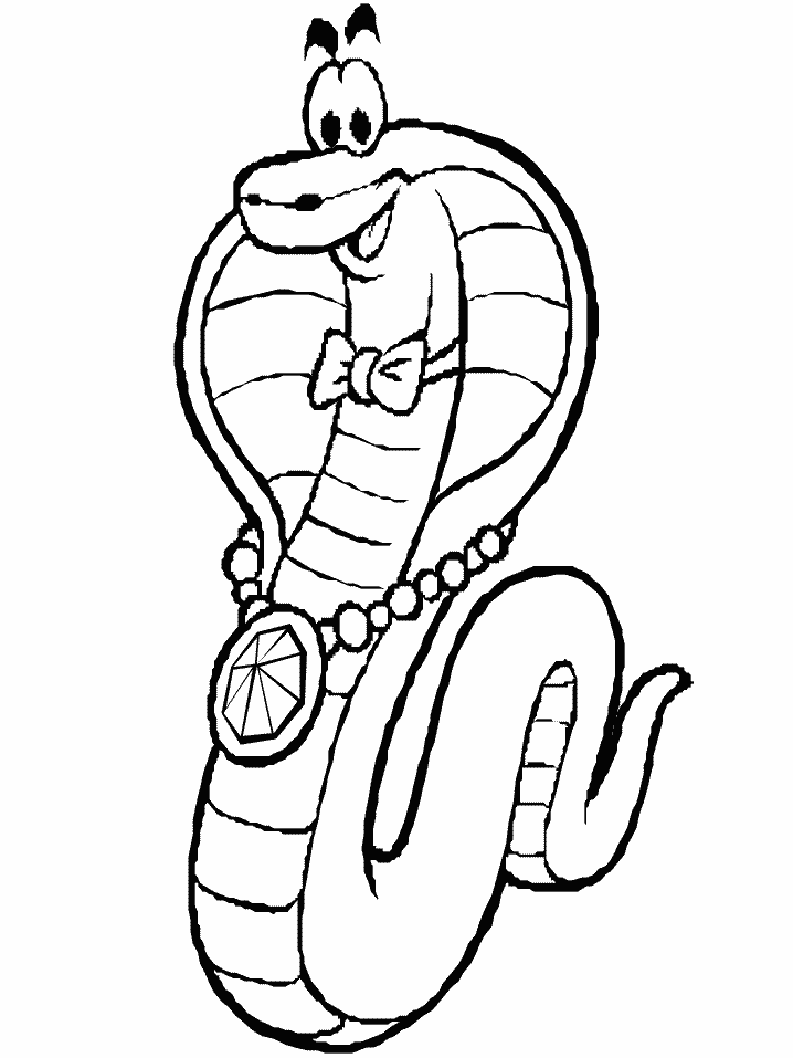 ぬりえページ: コブラ (動物) #3295 - 無料の印刷可能なぬりえページ