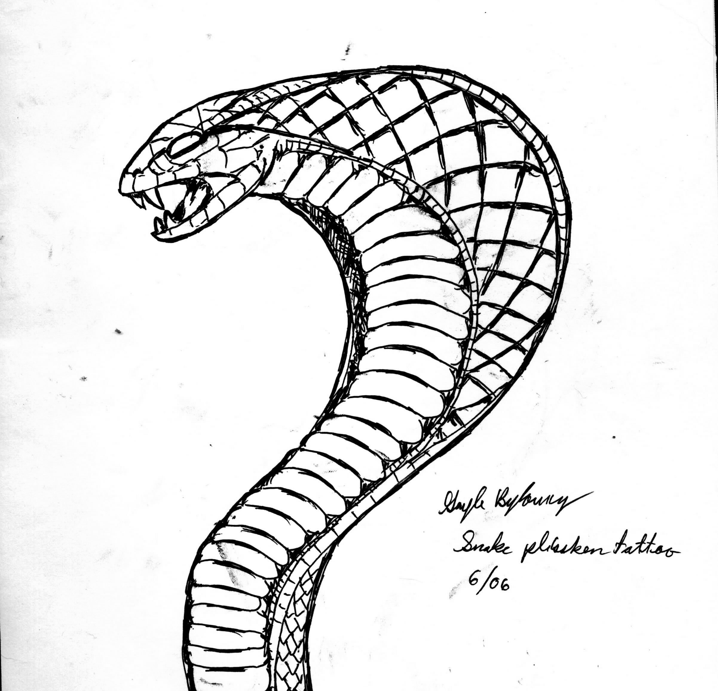ぬりえページ: コブラ (動物) #3370 - 無料の印刷可能なぬりえページ
