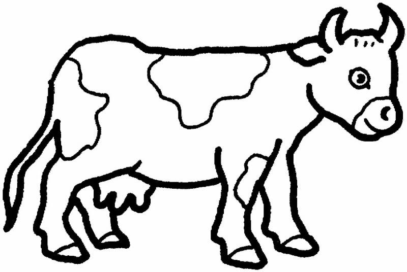 ぬりえページ: 牛 (動物) #13191 - 無料の印刷可能なぬりえページ