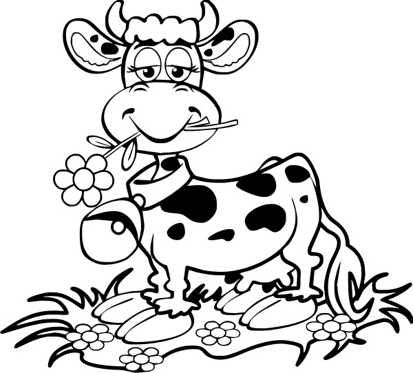 ぬりえページ: 牛 (動物) #13203 - 無料の印刷可能なぬりえページ