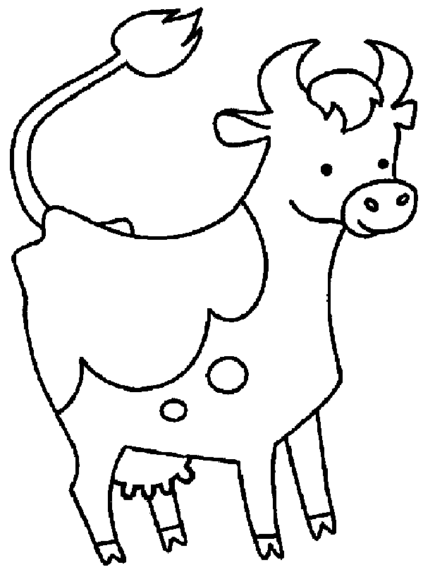 ぬりえページ: 牛 (動物) #13213 - 無料の印刷可能なぬりえページ
