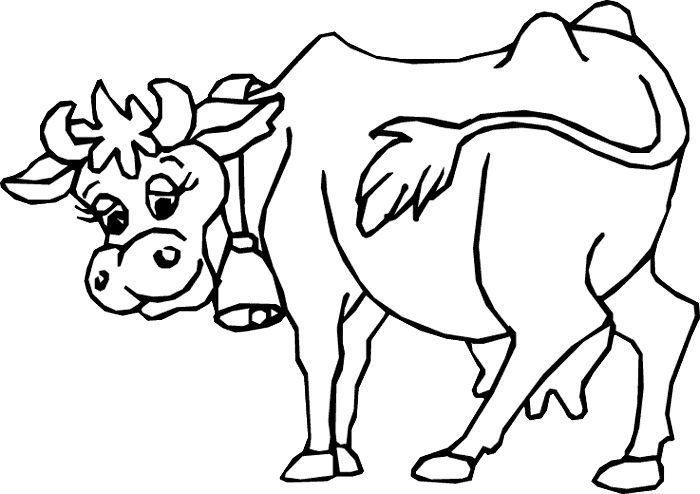 ぬりえページ: 牛 (動物) #13215 - 無料の印刷可能なぬりえページ