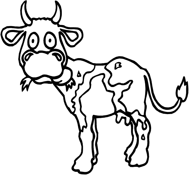 ぬりえページ: 牛 (動物) #13216 - 無料の印刷可能なぬりえページ