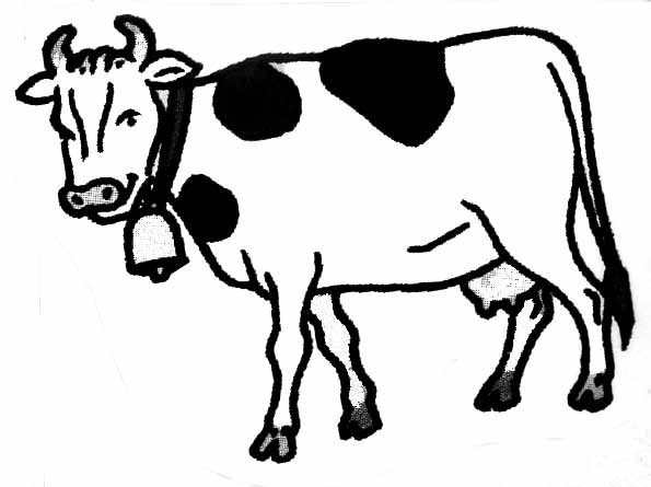 ぬりえページ: 牛 (動物) #13219 - 無料の印刷可能なぬりえページ