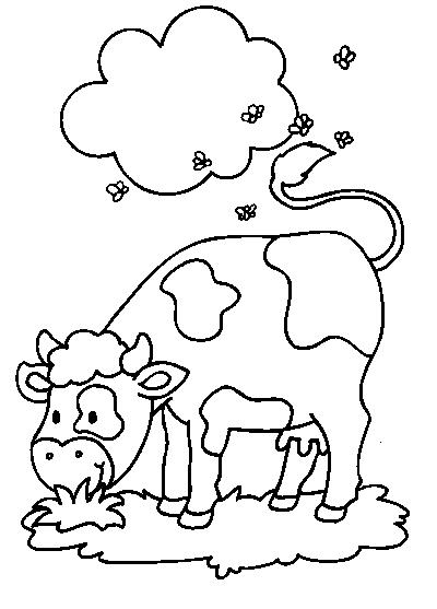 ぬりえページ: 牛 (動物) #13231 - 無料の印刷可能なぬりえページ