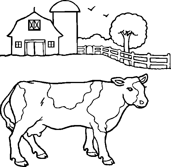 ぬりえページ: 牛 (動物) #13234 - 無料の印刷可能なぬりえページ