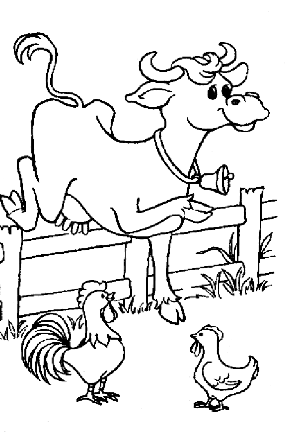 ぬりえページ: 牛 (動物) #13235 - 無料の印刷可能なぬりえページ
