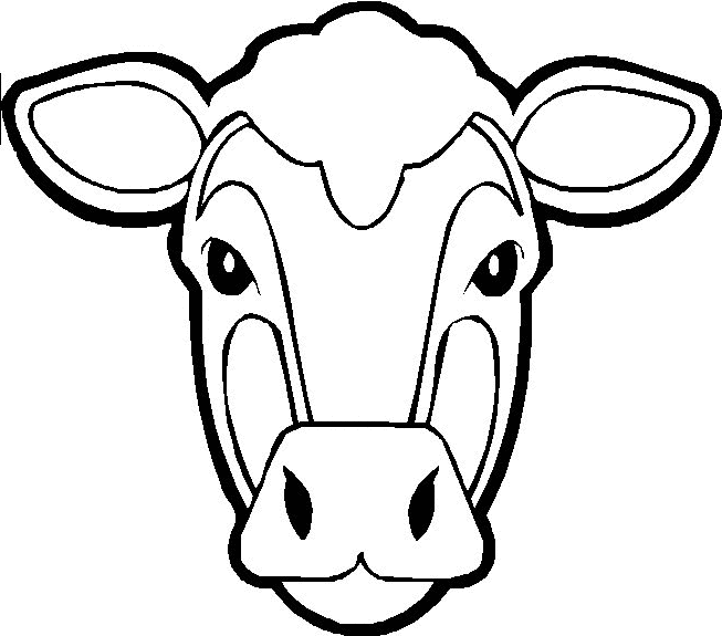 ぬりえページ: 牛 (動物) #13241 - 無料の印刷可能なぬりえページ