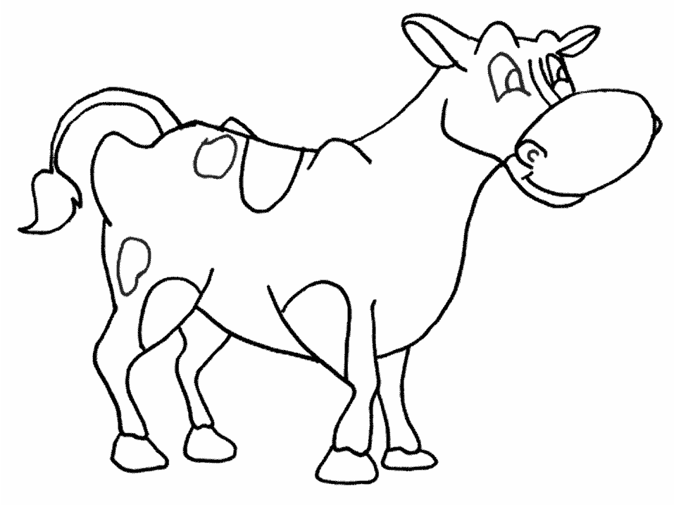 ぬりえページ: 牛 (動物) #13267 - 無料の印刷可能なぬりえページ