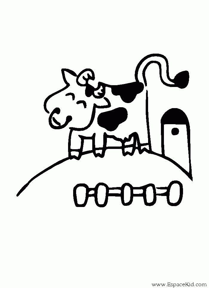 ぬりえページ: 牛 (動物) #13268 - 無料の印刷可能なぬりえページ