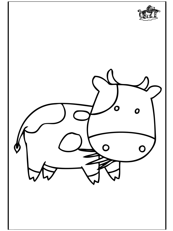 ぬりえページ: 牛 (動物) #13278 - 無料の印刷可能なぬりえページ