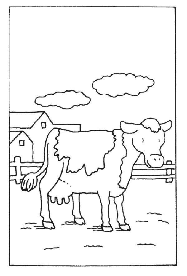 ぬりえページ: 牛 (動物) #13310 - 無料の印刷可能なぬりえページ