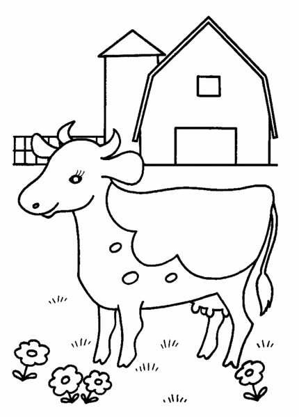 ぬりえページ: 牛 (動物) #13311 - 無料の印刷可能なぬりえページ