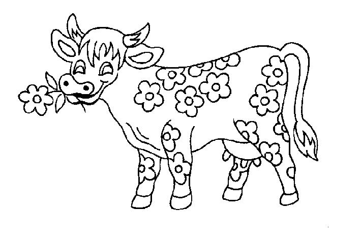 ぬりえページ: 牛 (動物) #13326 - 無料の印刷可能なぬりえページ