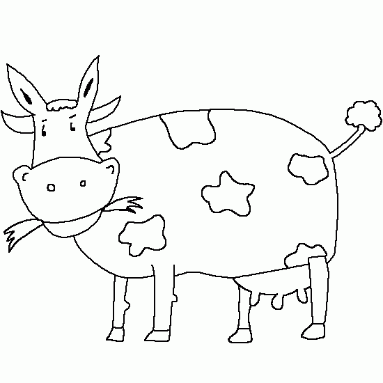 ぬりえページ: 牛 (動物) #13340 - 無料の印刷可能なぬりえページ