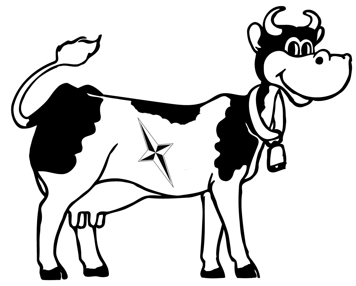 ぬりえページ: 牛 (動物) #13354 - 無料の印刷可能なぬりえページ