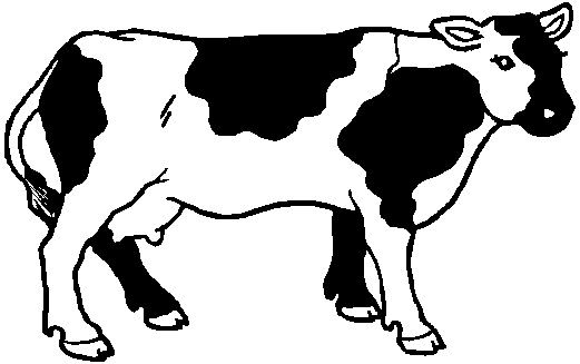 ぬりえページ: 牛 (動物) #13355 - 無料の印刷可能なぬりえページ
