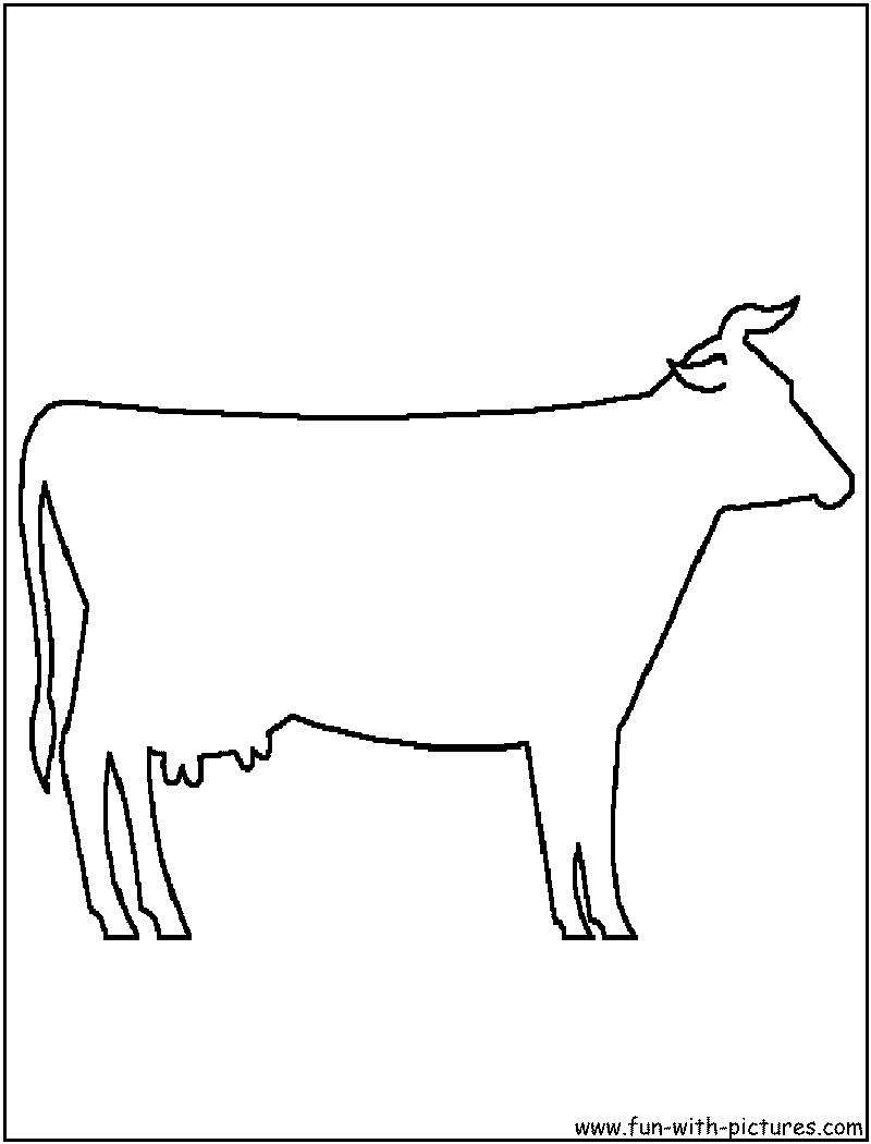 ぬりえページ: 牛 (動物) #13367 - 無料の印刷可能なぬりえページ
