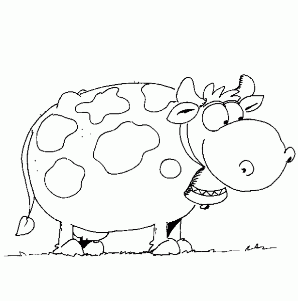 ぬりえページ: 牛 (動物) #13383 - 無料の印刷可能なぬりえページ