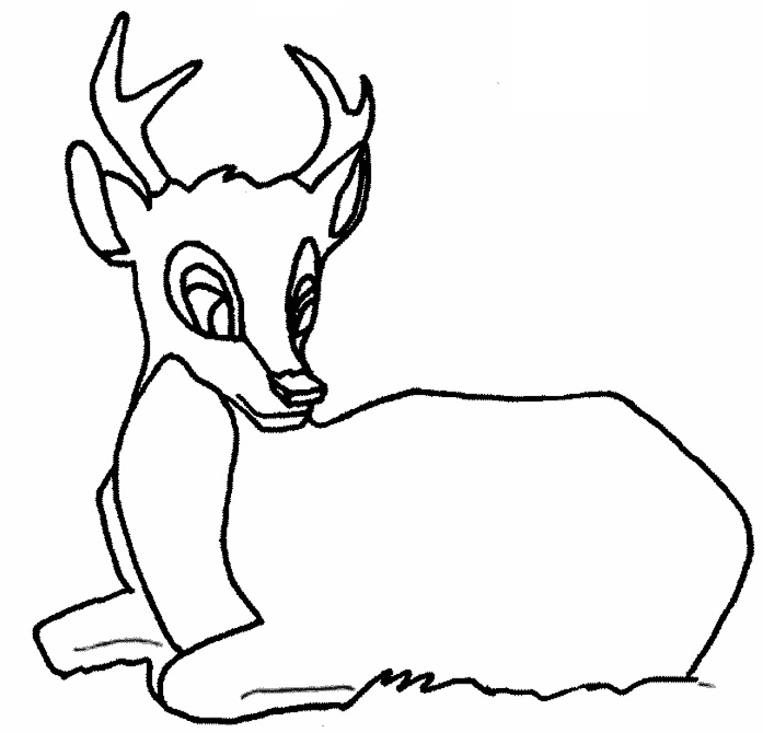 ぬりえページ: 鹿 (動物) #2620 - 無料の印刷可能なぬりえページ
