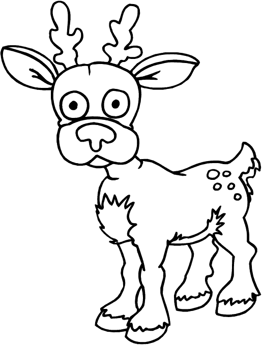 ぬりえページ: 鹿 (動物) #2668 - 無料の印刷可能なぬりえページ