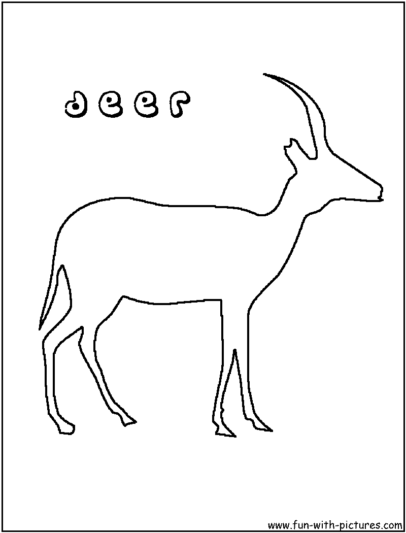 ぬりえページ: 鹿 (動物) #2673 - 無料の印刷可能なぬりえページ