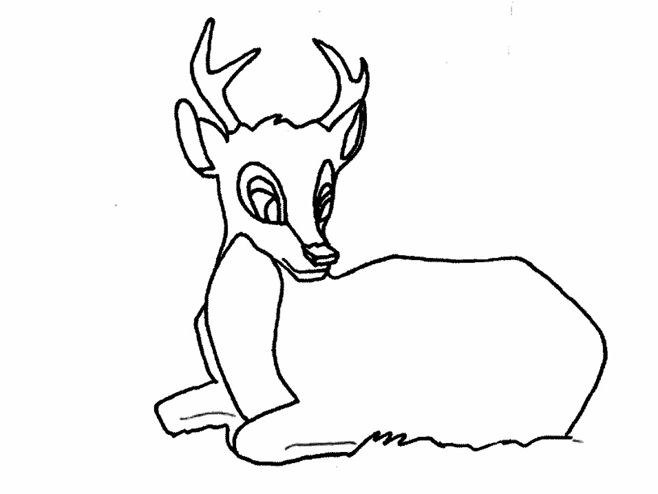ぬりえページ: 鹿 (動物) #2677 - 無料の印刷可能なぬりえページ