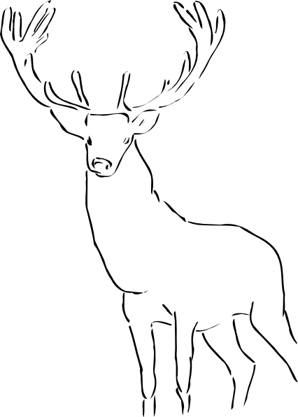 ぬりえページ: 鹿 (動物) #2682 - 無料の印刷可能なぬりえページ