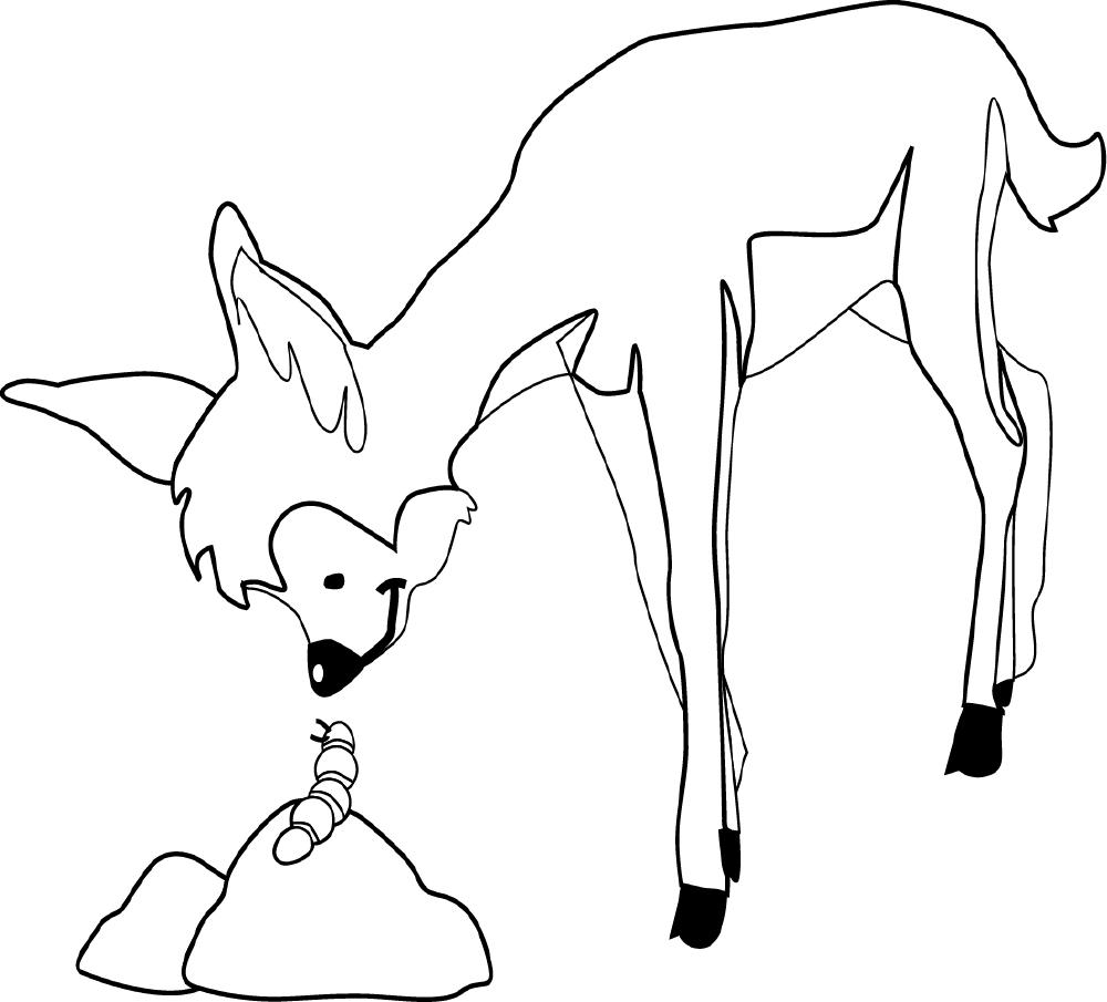 ぬりえページ: 鹿 (動物) #2690 - 無料の印刷可能なぬりえページ