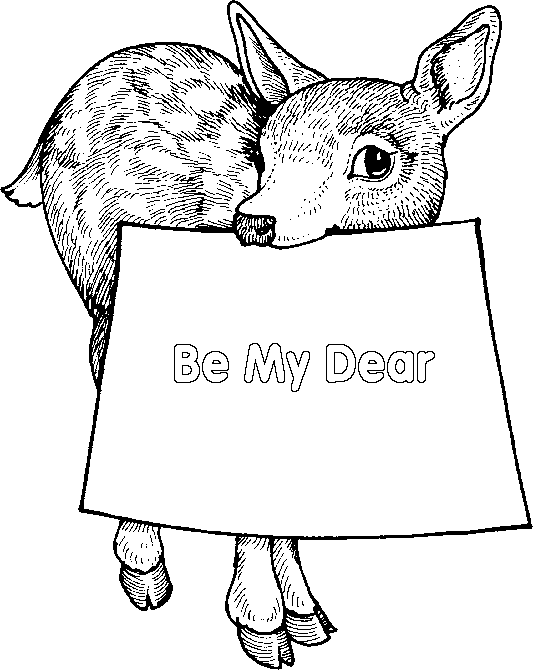 ぬりえページ: 鹿 (動物) #2702 - 無料の印刷可能なぬりえページ