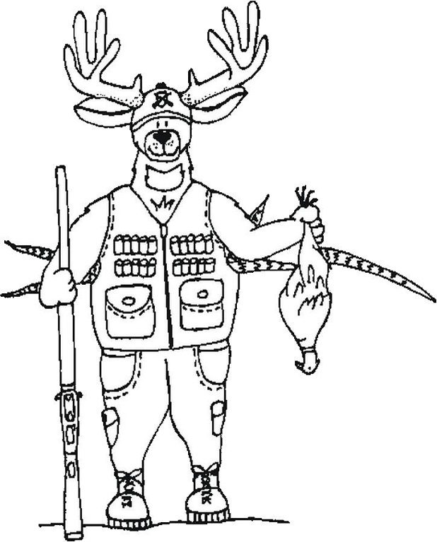ぬりえページ: 鹿 (動物) #2716 - 無料の印刷可能なぬりえページ