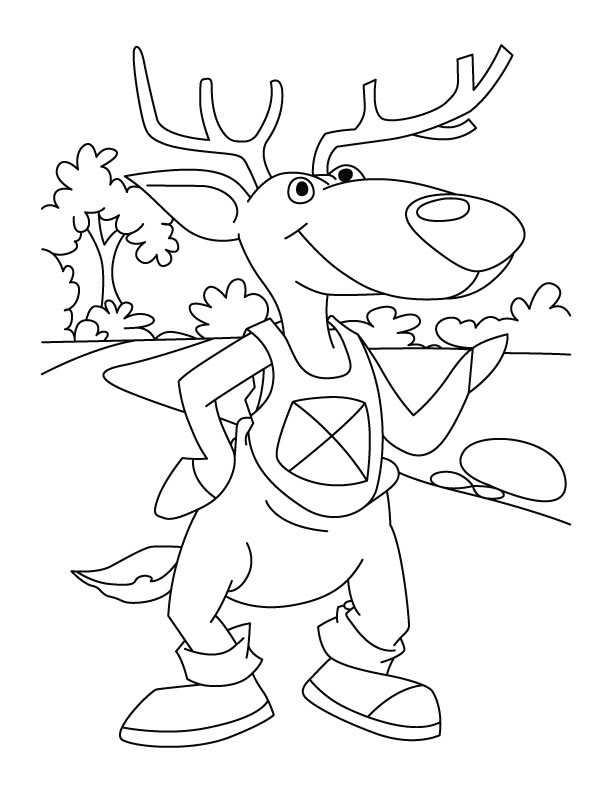 ぬりえページ: 鹿 (動物) #2726 - 無料の印刷可能なぬりえページ
