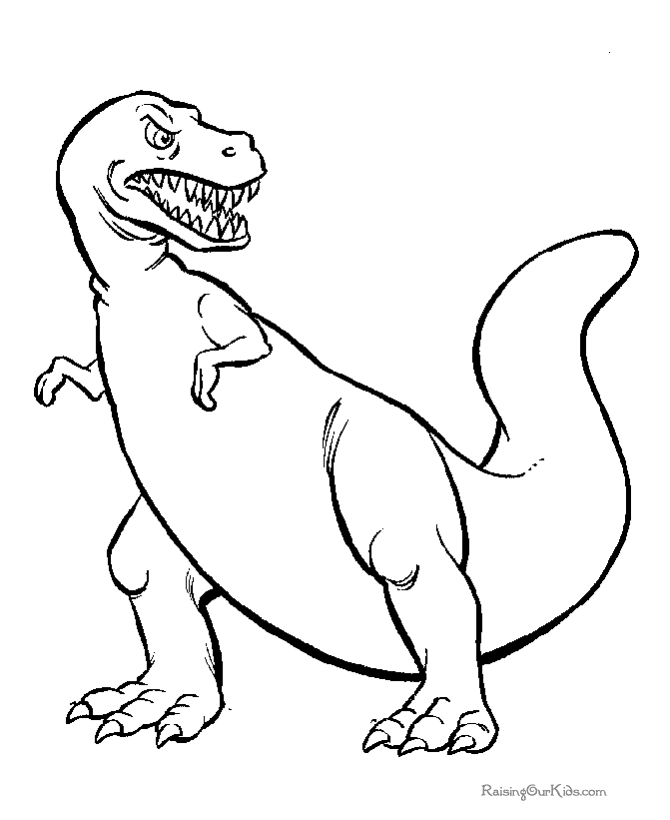 ぬりえページ: 恐竜 (動物) #5490 - 無料の印刷可能なぬりえページ