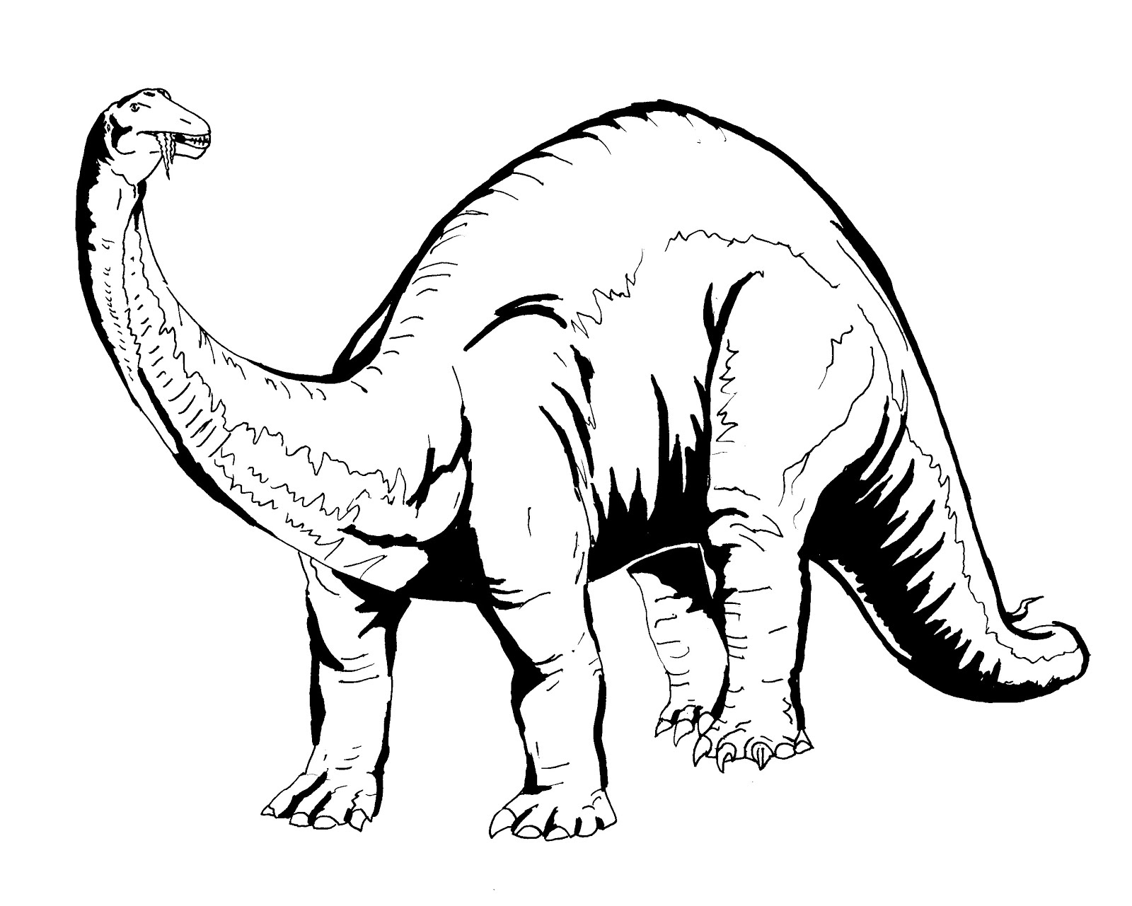 ぬりえページ: 恐竜 (動物) #5497 - 無料の印刷可能なぬりえページ