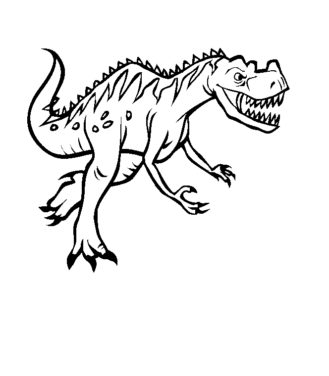 ぬりえページ: 恐竜 (動物) #5511 - 無料の印刷可能なぬりえページ