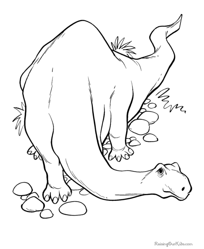 ぬりえページ: 恐竜 (動物) #5516 - 無料の印刷可能なぬりえページ