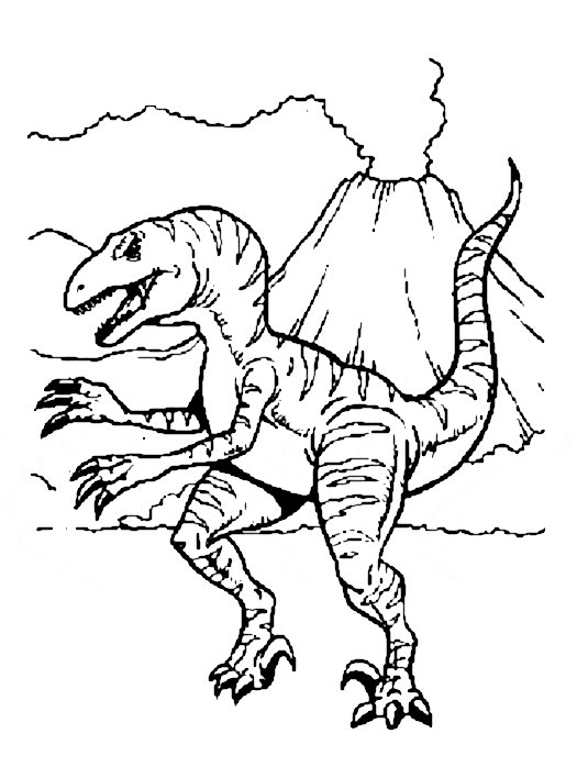 ぬりえページ: 恐竜 (動物) #5531 - 無料の印刷可能なぬりえページ