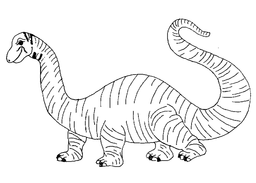 ぬりえページ: 恐竜 (動物) #5539 - 無料の印刷可能なぬりえページ