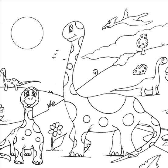 ぬりえページ: 恐竜 (動物) #5561 - 無料の印刷可能なぬりえページ
