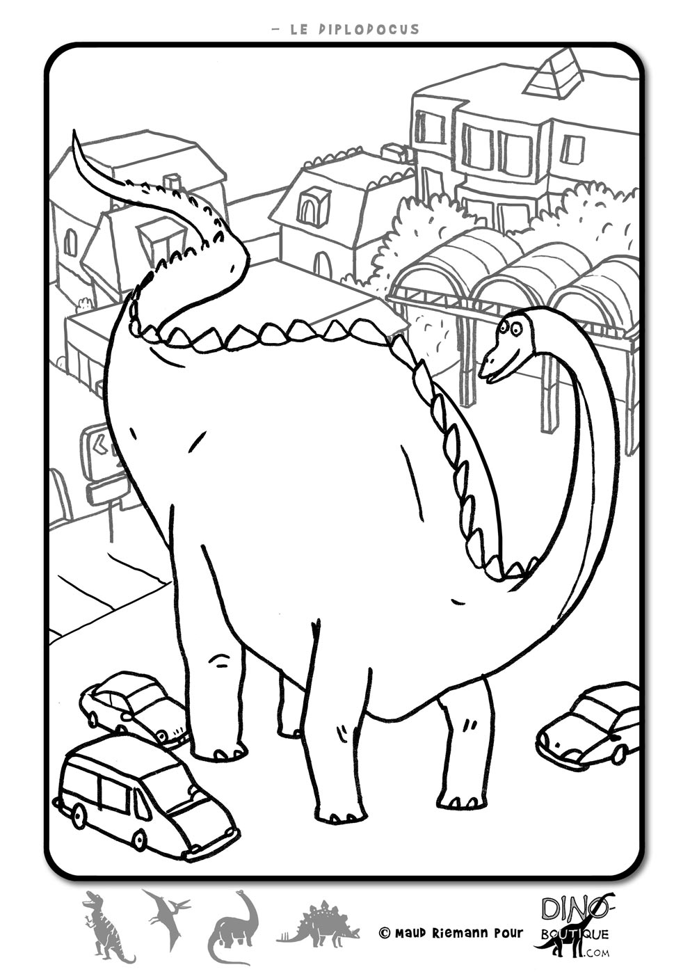 ぬりえページ: 恐竜 (動物) #5564 - 無料の印刷可能なぬりえページ