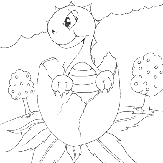 ぬりえページ: 恐竜 (動物) #5572 - 無料の印刷可能なぬりえページ