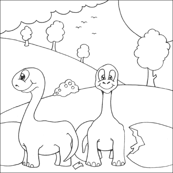 ぬりえページ: 恐竜 (動物) #5586 - 無料の印刷可能なぬりえページ