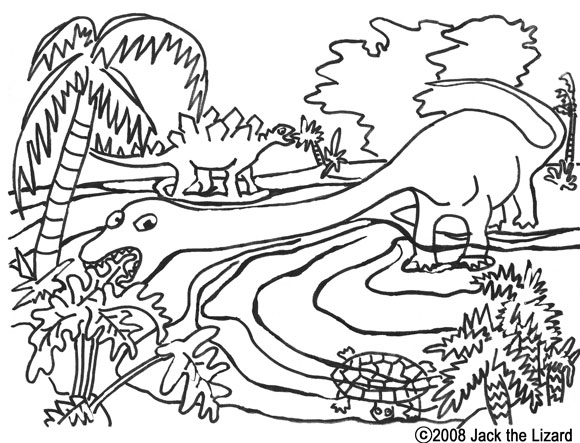 ぬりえページ: 恐竜 (動物) #5595 - 無料の印刷可能なぬりえページ