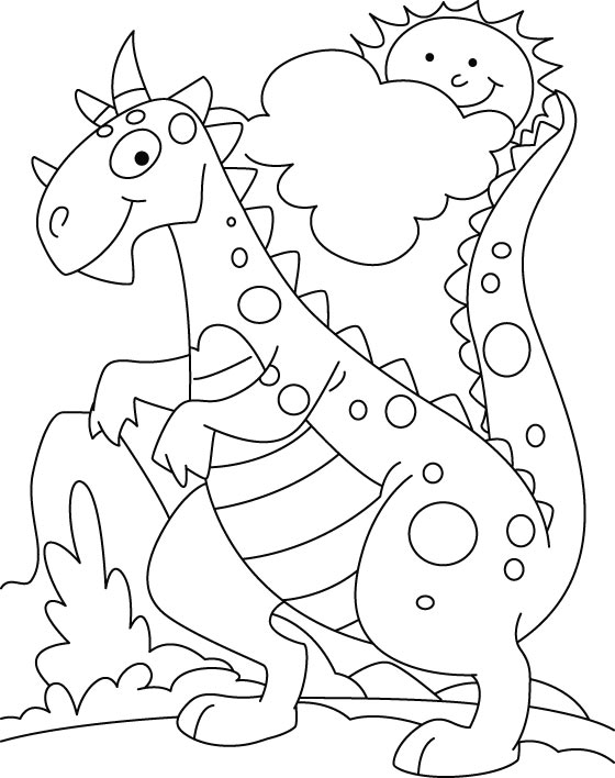 ぬりえページ: 恐竜 (動物) #5610 - 無料の印刷可能なぬりえページ